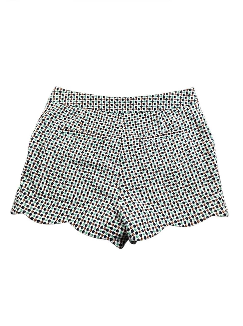 By Anthropologie Georgie Scalloped Hem Spotted Tweed Shorts - Picture 2 of 5